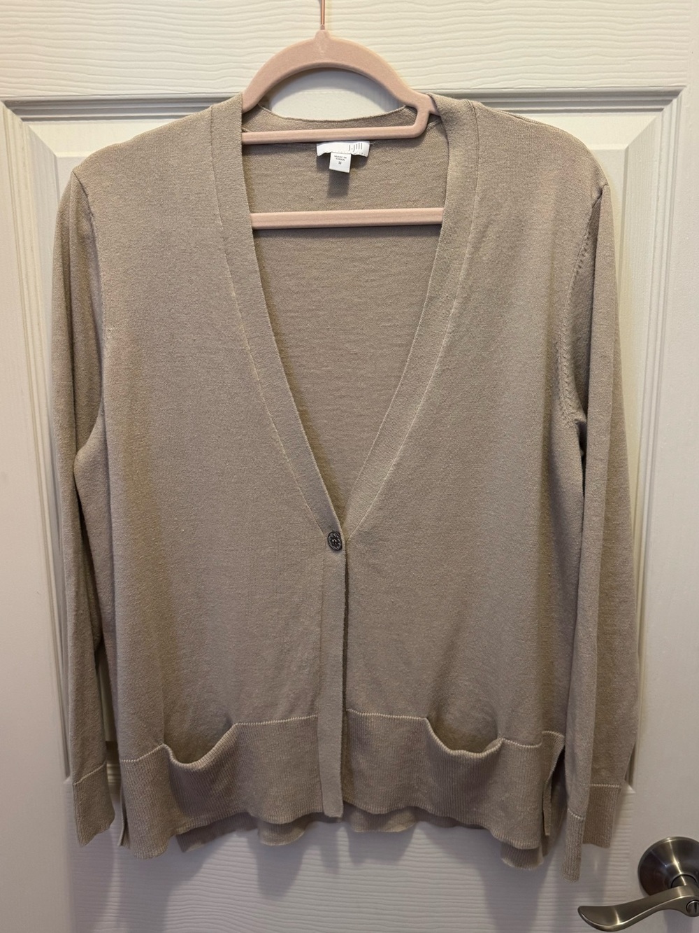 J Jill  Women's V-Neck Cardigan Sweater